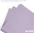 YOLUFER 20 Sheets Flower Wrapping Paper, Waterproof Floral Bouquet Packaging Paper for DIY Crafts, Light Purple