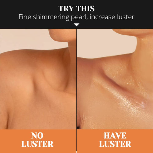 Liyalan Shimmer Body Oil, Bronze Gold 5 Color Highlighter Illuminator, Glitter Liquid Tanning (3.38 Fl Oz/03)
