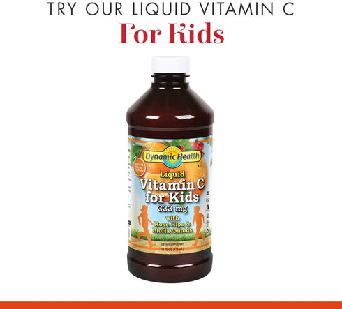 Dynamic Health Liquid Vitamin C Natural Citrus, 1000 Mg, 8 Ounce