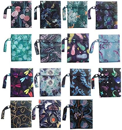 unbranded 10PCS 10 Inch Pad+1PC (NMC10-10-001) Regular Reusable Washable Cloth Mama Menstrual Sanitary Wet Bag