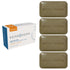 Kenkoderm Psoriasis Dead Sea Mud Soap with Argan Oil & Shea Butter, Natural Exfoliating Cleanser, 4 Bars