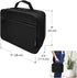 Pack 2 10 of - Large Medicine Organizer Bag - Pocket Pill Bottle Organizer for Travel & Home Storage, Black