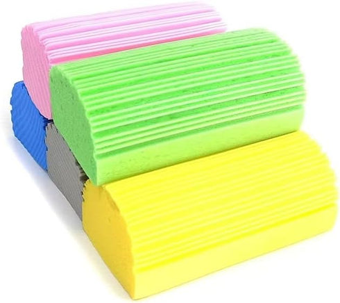 JDYYICZ 4 Pack Damp Dusting Sponge Duster, Dust Cleaning Sponge, Reusable Household Cleaning