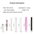Nail Care Tool Kit,Nail Buffers and Files, Manicure Tools Kit ,Nail File Kit with Nail clippers?Cuticle fork?Steel push?Nail file?Polishing stick?Sponge strip?Black straight twist,nail art tools