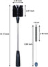 Tesdluy 2 1 Set, in Long Handle Bottle with Straw Brush Cleaner Stainless Steel Water Bottle Scrubbing Brush