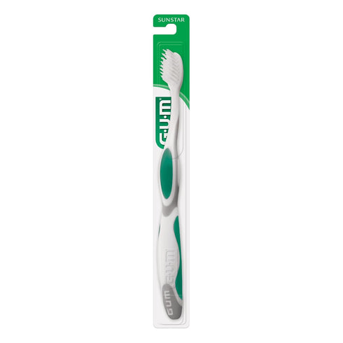 Sunstar 509P Summit+ (Pack 12) GUM Toothbrush, Compact Head, Sensitive Bristle