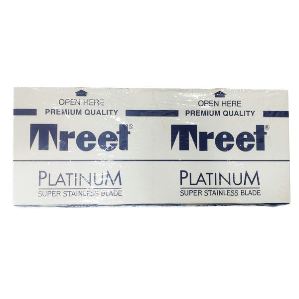Platinum Super Stainless Double Edge Razor Blades, 100 Blades