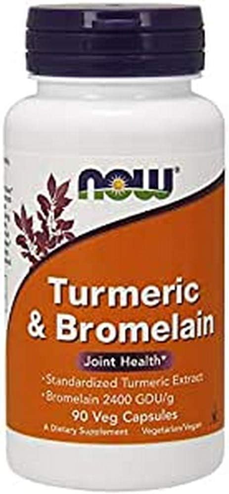 Turmeric & Bromelain, 90 Vegetarian Capsules by Now
