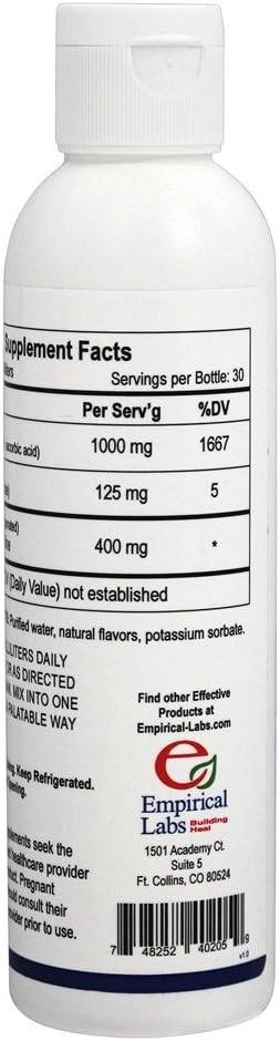 Liposomal Vitamin C, Highest Absorption to Cells, 96% with Phosphatidyl Choline