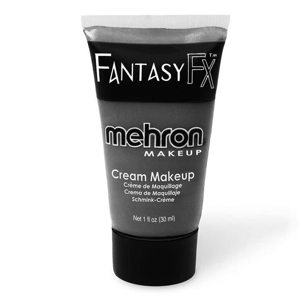 Mehron Makeup Fantasy FX Cream Makeup, Monster Grey Face & Body Paint, 1 fl oz