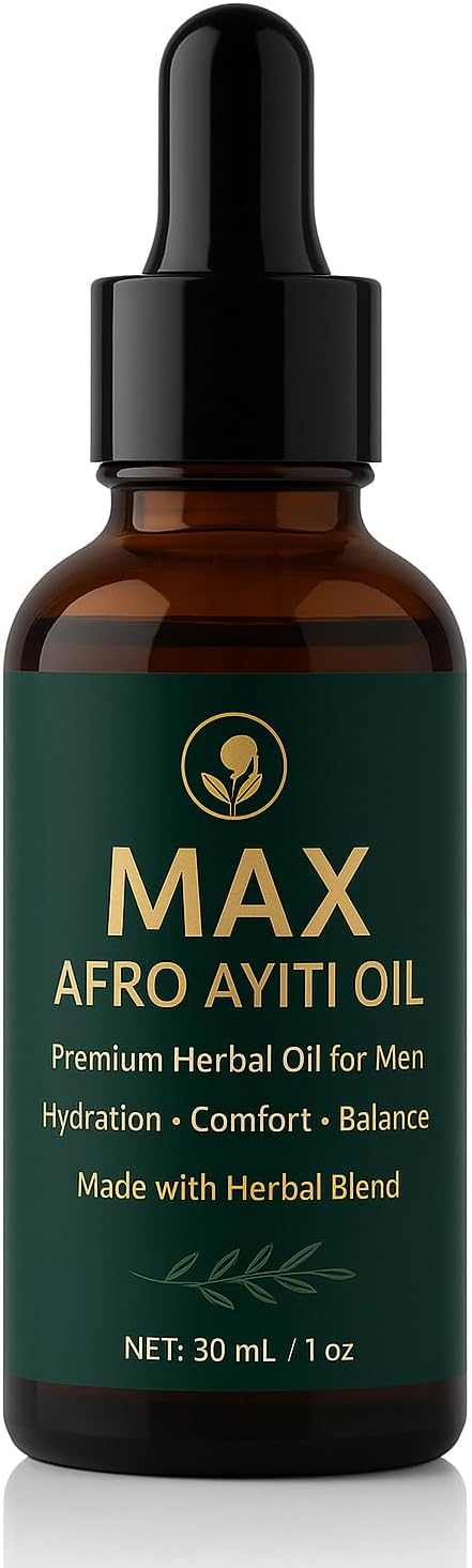 Qiyvipo Max+ Afro Ayiti Oil, Natural Herbal Massage Oil for Male(1)