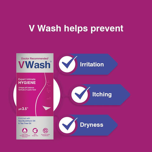 VWash 100 ML Plus for Feminine Care and Hygiene