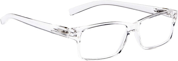 BLUELESS Vintage Eyeglasses for Men & Women (Transparent, +0.00)