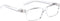 BLUELESS Vintage Eyeglasses for Men & Women (Transparent, +0.00)