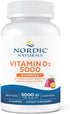 Nordic Naturals Vitamin D3 5000 Gummies, Passion Fruit, 30 Gummies | Supports Healthy Bones, Mood & Immune System