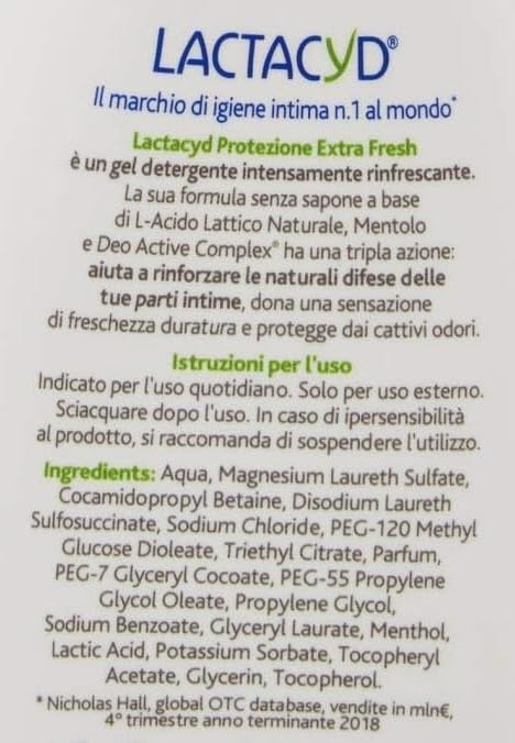 Lactacyd 200 ml intimate wash fresh by