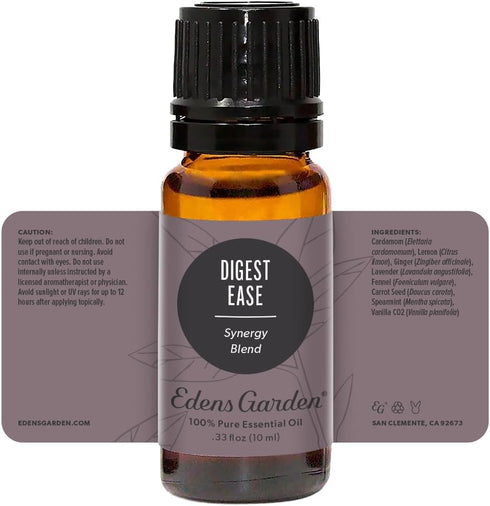Edens Garden Digest Ease Essential Oil Blend - 100% Pure, Natural, Therapeutic, Aromatherapy, 10 ml