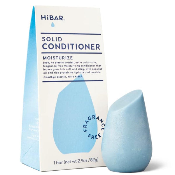HIBAR Conditioner Bar - All Natural Hair Care, Plastic Free, Eco Friendly Ingredients, Travel Size, Color Safe, Solid