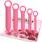 QoQiu 5-Pack Silicone Dilators for Pelvic Floor for Women with Fine Scales, Pelvic