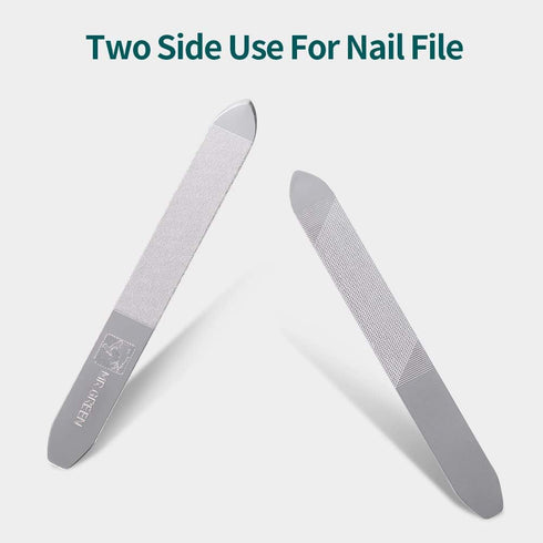 MR.GREEN Nail Clipper 4Pcs Set, Stainless Steel Manicure Pedicure Kit with Travel Case Gift Box