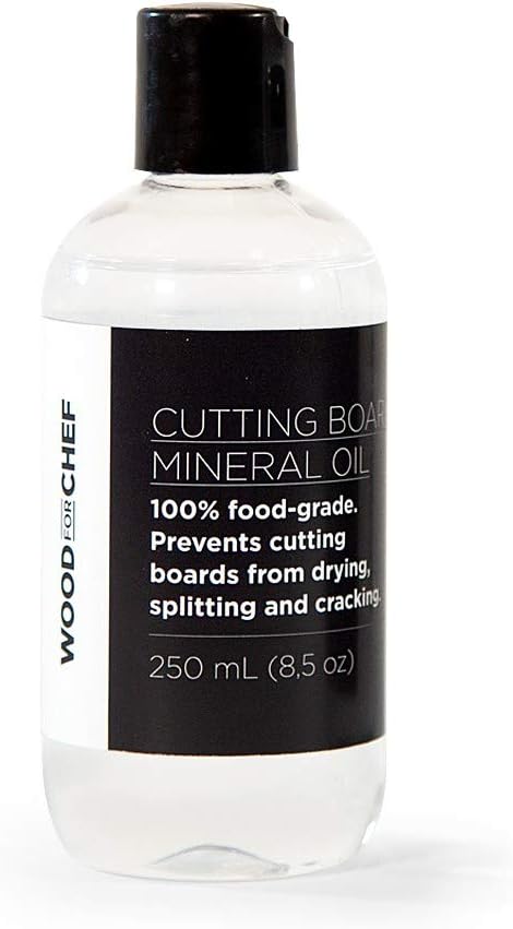 Food Grade Mineral Oil Cutting Board (8.5 oz) - Revitalize Butcher Block, Wood Utensils - Food Safe - Made in North