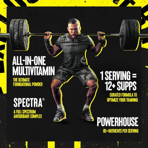 Animal Pak - Vitamin Powder with Zinc, Magnesium, Amino Acids & More - Multivitamin for Men & Women - 60 Scoops