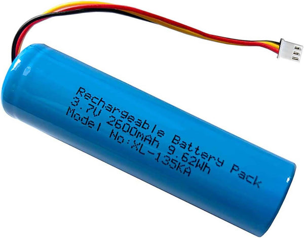 GYMIN 18650 1S1p 2600mAh 3.7v Rechargeable Lithium-ion Battery with XH2.54/3p Connector / 5C