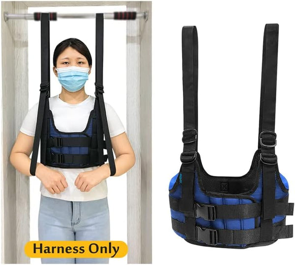 Mybow Back Stretcher Decompression Belt, Lumbar Traction Inversion Table Alternative, Back Pain Relief Device (L 42~50")