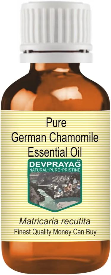 Pure German Chamomile Essential Oil, Steam Distilled 5ml (0.16 oz)