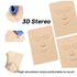 Tattoo Face Practice Skin, Microblading Practice Skin 10pcs for Eyebrow Lip Tattoo Practice and Makeup Training