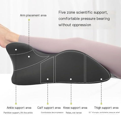 SNCIDSGE Butt Cushion for Couples, Wedge Pillow Memory Foam, Recovers After Impact, Provides Intimacy Support (Blue)