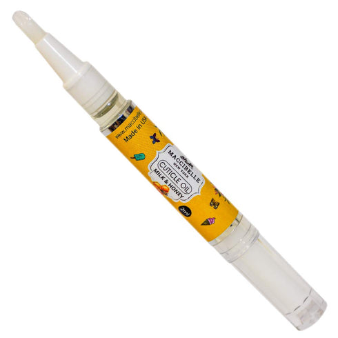 Maccibelle Milk & Honey Pure Cuticle & Nail Oil Pen 2ml for Healing Dry Cracked Cuticles