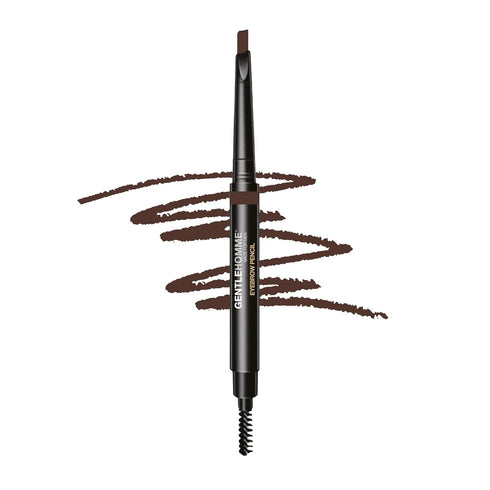 Men's Brow Pencil - 2-in-1 Brow Brush & Lead Pencil for Shaping, Defining & Filling Eyebrows, Dark Brown
