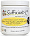 Sufficient-C High Dose Non-GMO Vitamin C Lemon Peach Immune-Ade Drink Mix, 125 Gram Size with L-lysine, Bromelain &