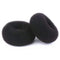 Kitjans 2PCS Large Hair Bun Maker, 3.5 Inch Black Ring Style Donut Shaper for Thick and Long Hair