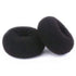Kitjans 2PCS Large Hair Bun Maker, 3.5 Inch Black Ring Style Donut Shaper for Thick and Long Hair