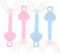FRCOLOR Kids U-Shaped Toothbrush Set 4pcs Soft Silicone Baby Oral Cleaner Fun