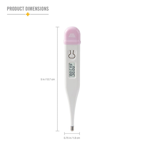 MABIS Digital Basal Body Thermometer for Ovulation, Fertility, Period Tracking, Oral Use Only