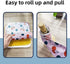 Reusable Paperless Paper Towels, 25 Pack, Washable Cotton Cloth Roll for Kitchen, 10”x10” with Cardboard Roll