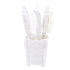 Luxshiny Vintage Handheld Mirror and Hair Brush Set, Includes Rat Tail Comb and Makeup Kits