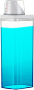 Hoghaki Transparent Washing Powder Storage Box | Laundry Detergent Dispenser | Laundry Powder Clear Organizer, Reusable