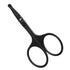 LIVINGO 3.75" Premium Nose Hair Scissors, Curved Safety Blades with Rounded Tip for Facial Hair Trimming