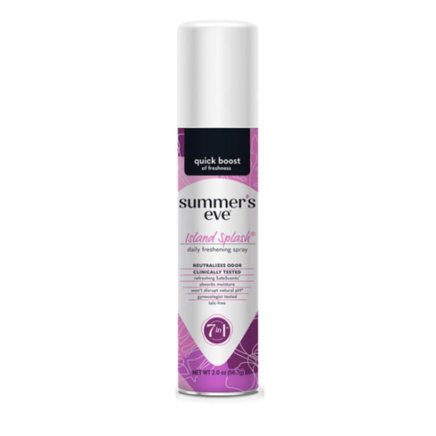 Summers Eve Island Splash Feminine Freshening Spray, Daily Intimate Deodorant, Neutralizes Odor,