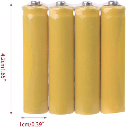 JSGHGDF 4Pcs 10440 Lr03 Dummy Setup No Power AAA Fake Battery for Shell Placeholder Cylinder Conductor for AAA Battery