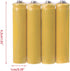 JSGHGDF 4Pcs 10440 Lr03 Dummy Setup No Power AAA Fake Battery for Shell Placeholder Cylinder Conductor for AAA Battery