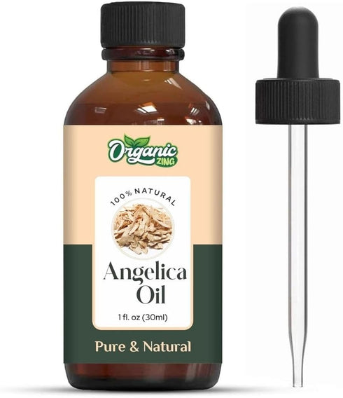 Angelica Oil - 30ml/1.01fl oz, Pure & Natural Essential Oil for Skincare, Massage, and Diffusers