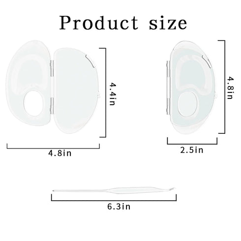 Makeup Mixing Palette for Liquid Foundation, Acrylic Palette, Art Nail Palette, Transparent Pigment Makeup Palette