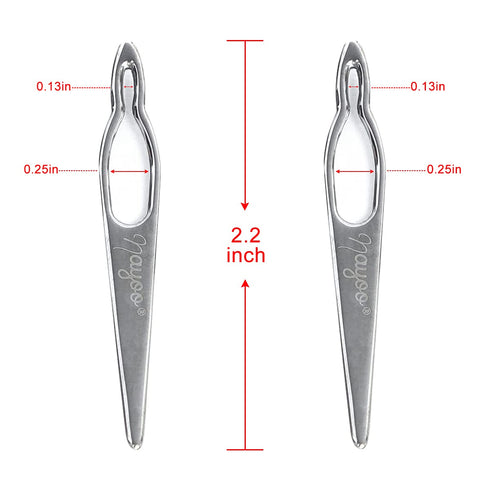 NAYOO Interlock Tool for Locs, EasyLoc Hair Tool for Dreadlocks, 5 Piece Silver Hair Locking Tool