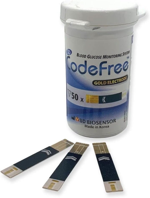 SD Biosensor 100 Strips for Codefree Blood Glucose Monitor/Testing Kit, Yes - I Have Diabetes