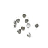 100Pcs Orthodontic Braces Lingual Buttons Bondable Round Mesh Base, 10pcs/Pack